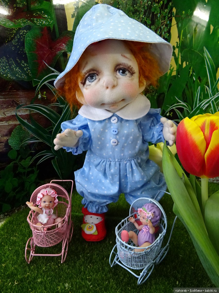 Притягательные и удивительно тёплые чулочные куклы Таты Папкиной