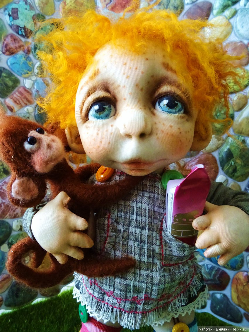 Притягательные и удивительно тёплые чулочные куклы Таты Папкиной