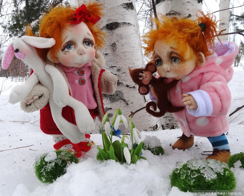 Притягательные и удивительно тёплые чулочные куклы Таты Папкиной (фото 3)