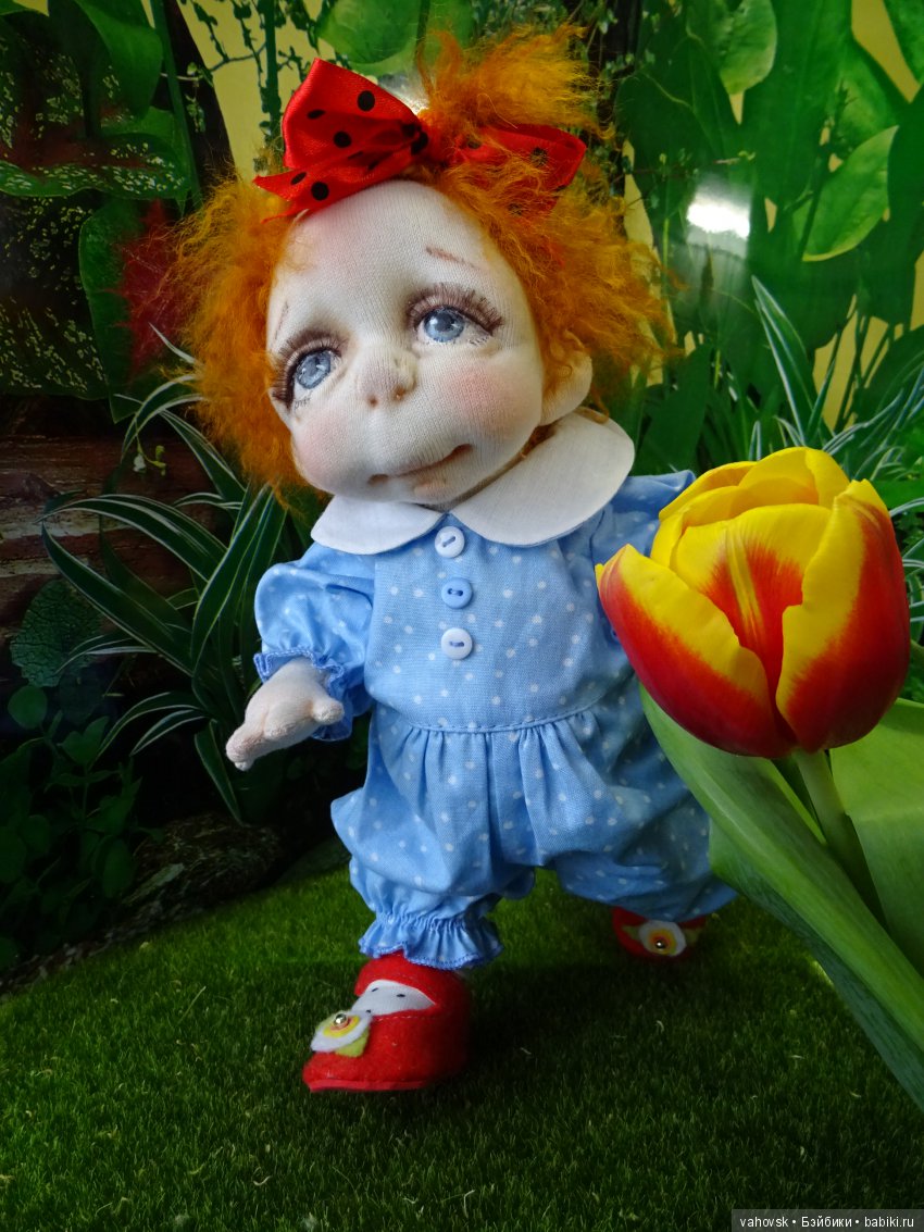 Притягательные и удивительно тёплые чулочные куклы Таты Папкиной