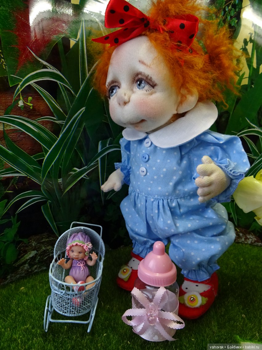 Притягательные и удивительно тёплые чулочные куклы Таты Папкиной