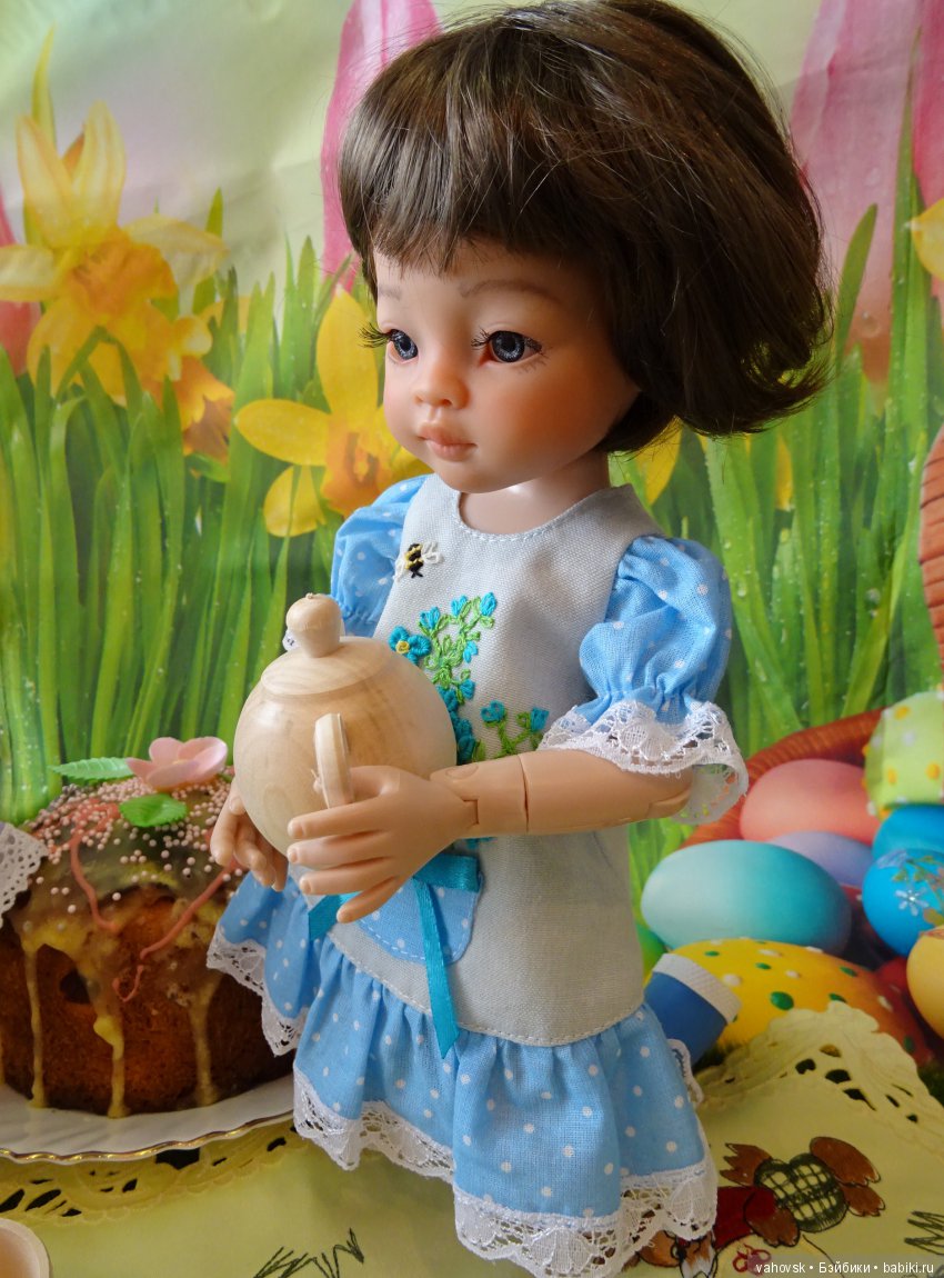 Окончательный результат — ООАК Paola Reina (Паола Рейна) и испанских кукол: перерисовка