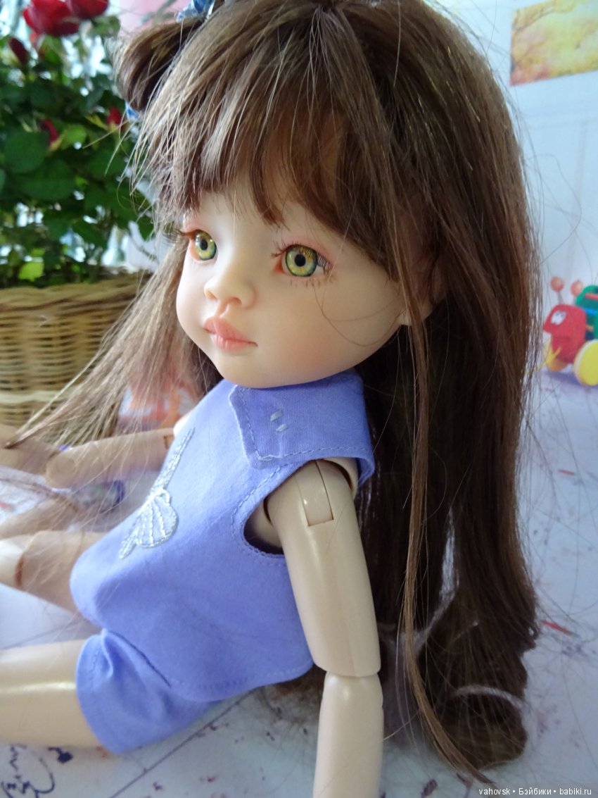 Окончательный результат — ООАК Paola Reina (Паола Рейна) и испанских кукол: перерисовка