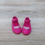 Туфельки для кукол руби ред 37 см  (5,1×2,2 см)