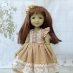 Наряд для кукол руби ред 37 см