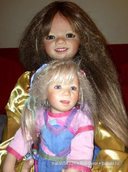 Лизка и Лотта мои любимые куклы от Annette Himstedt (фото 2)