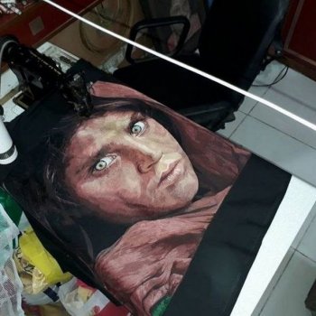 Картины швейной машиной Аруна Кумара Баджаджа