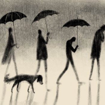 Маленькие островки в море дождя: меланхоличная графика Jeska Verstegen