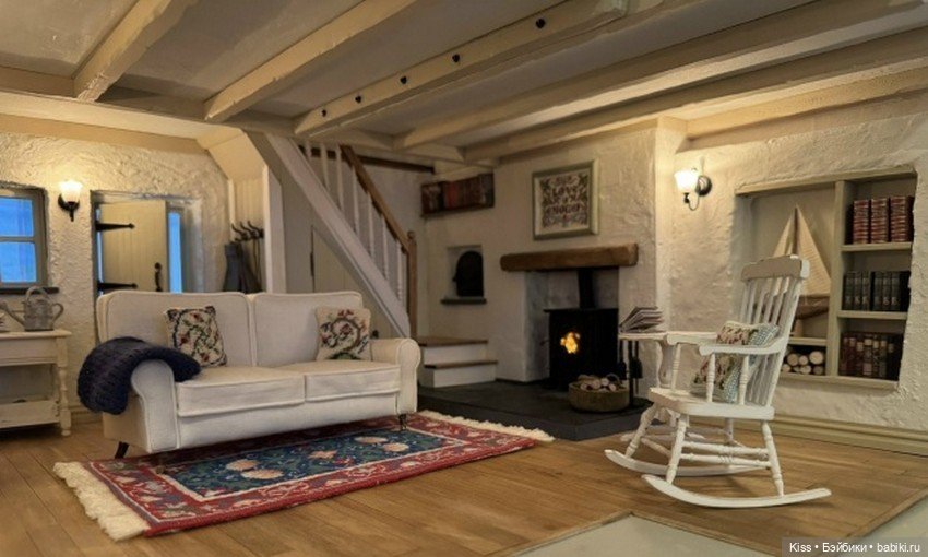 Миниатюрный уют в 1:12: Тот самый белый дом Шэрон Этцель | Бэйбики Миниатюрный уют в 1:12: Тот самый белый дом Шэрон Этцель (фото 3)