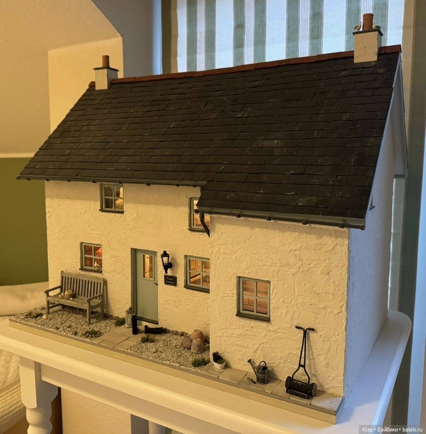 Миниатюрный уют в 1:12: Тот самый белый дом Шэрон Этцель | Бэйбики Миниатюрный уют в 1:12: Тот самый белый дом Шэрон Этцель