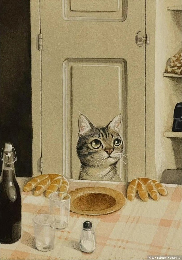 Кошачья душа в красках: Удивительные миры Рики Вэя (Ricky Wei)