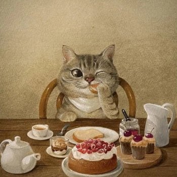 Кошачья душа в красках: Удивительные миры Рики Вэя (Ricky Wei)