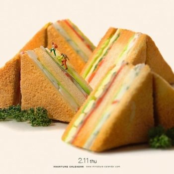 Мир в сэндвиче: искусство митатэ-э от миниатюриста Тацуи Танаки