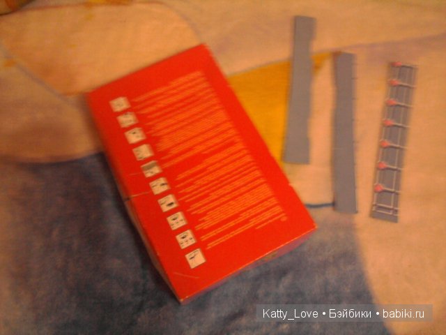 Очень простая двухэтажная кроватка для кукол Barbie, мини мастер-класс (фото 3)