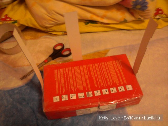 Очень простая двухэтажная кроватка для кукол Barbie, мини мастер-класс (фото 4)