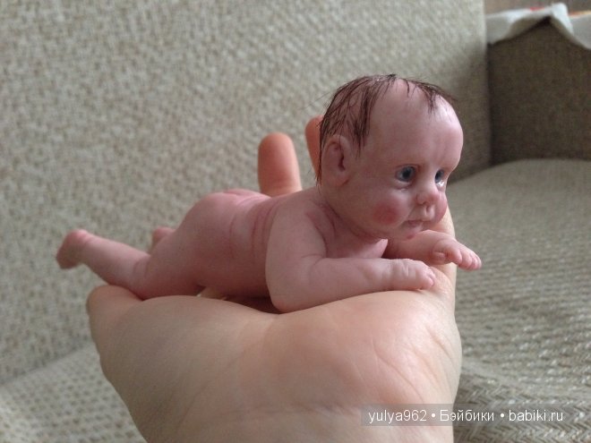 Малышка из пластики — Лепка авторских кукол: полимерная глина (фото 8)