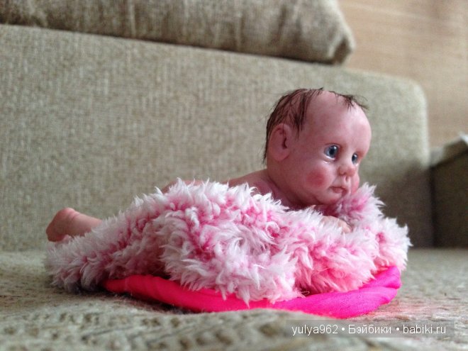 Малышка из пластики — Лепка авторских кукол: полимерная глина (фото 9)