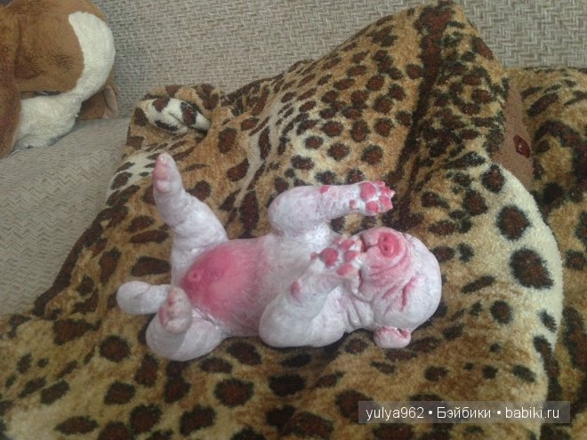 Маленький щенок из пластики Living Doll (фото 10)