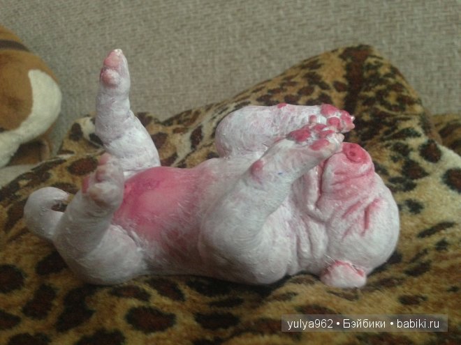 Маленький щенок из пластики Living Doll (фото 9)
