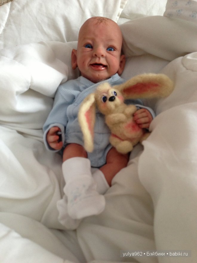 Веселый малыш. Авторская кукла ООАК