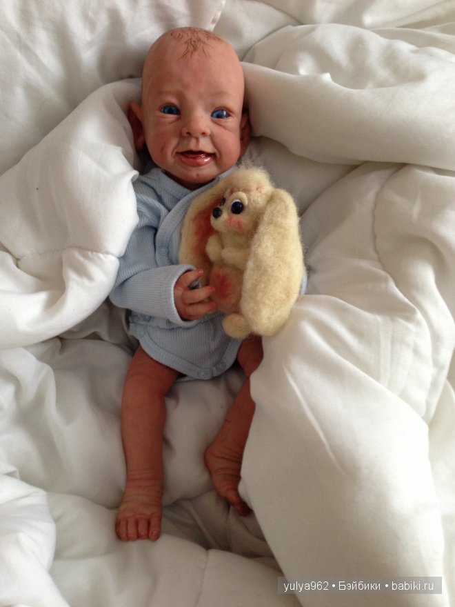 Веселый малыш. Авторская кукла ООАК