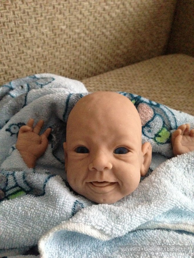 Веселый малыш. Авторская кукла ООАК (фото 4)