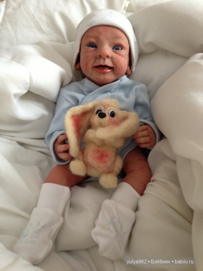 Веселый малыш. Авторская кукла ООАК