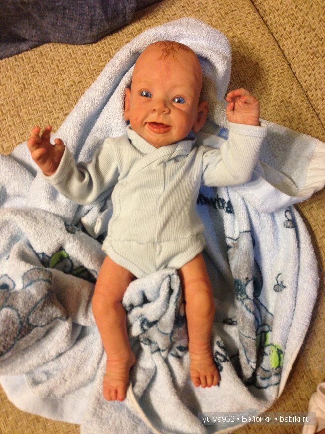 Веселый малыш. Авторская кукла ООАК