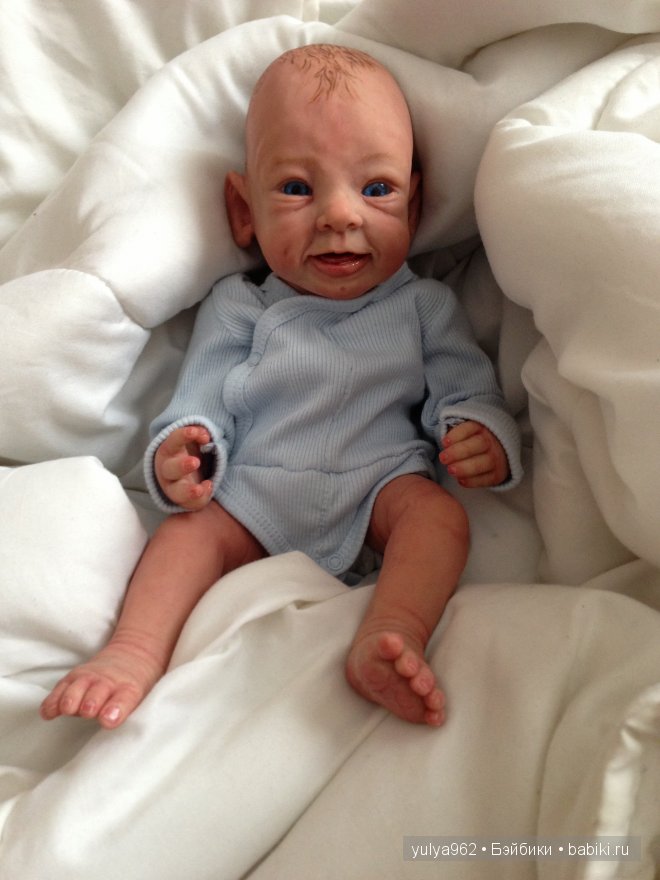 Веселый малыш. Авторская кукла ООАК (фото 10)