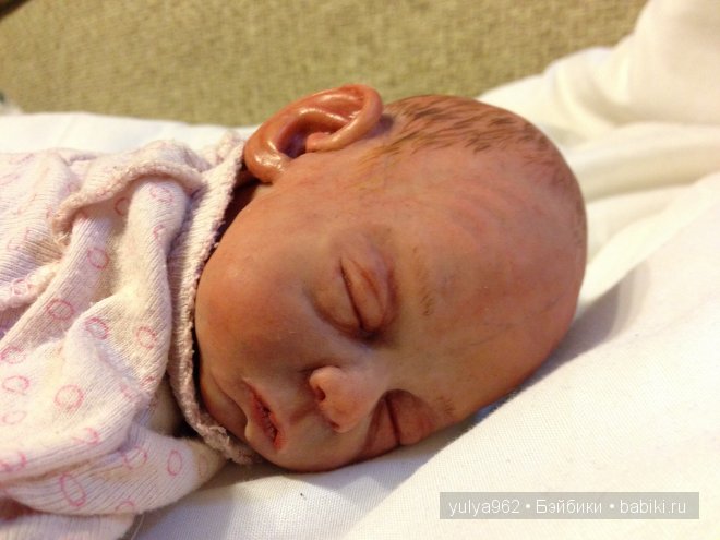 Маленькая Малышка ООАК — Лепка авторских кукол: полимерная глина (фото 5)