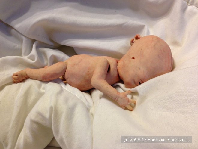 Марсианчик Лулу ООАК — Лепка авторских кукол: полимерная глина (фото 4)