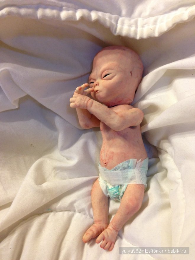 Марсианчик Лулу ООАК — Лепка авторских кукол: полимерная глина (фото 8)