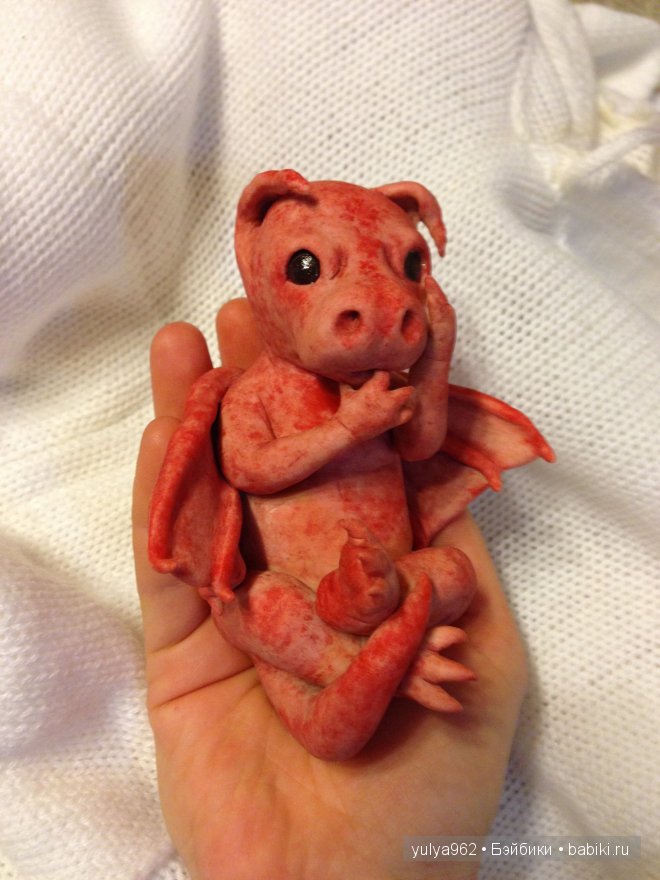 Дракоша Даня ООАК — Лепка авторских игрушек и папье (фото 2)