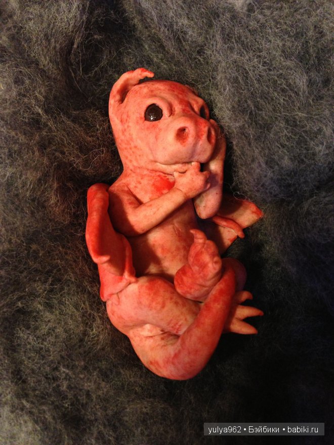 Дракоша Даня ООАК — Лепка авторских игрушек и папье (фото 5)