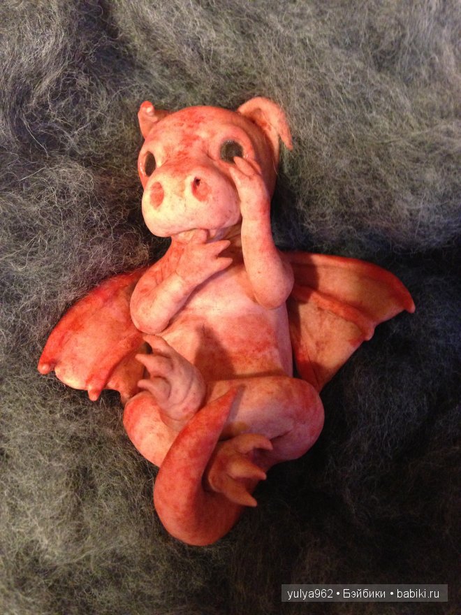 Дракоша Даня ООАК — Лепка авторских игрушек и папье (фото 4)