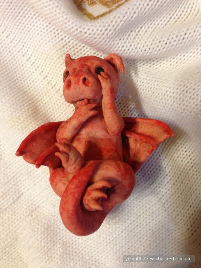 Дракоша Даня ООАК — Лепка авторских игрушек и папье