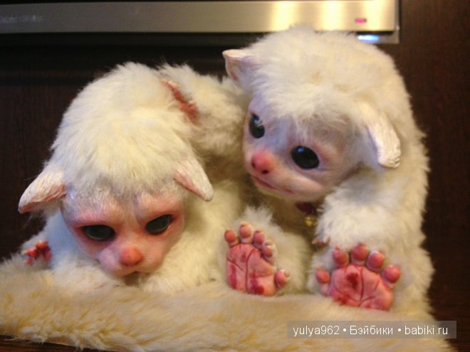 Зиг ООАК — Игрушки в смешанной технике (мех и глина): Арт