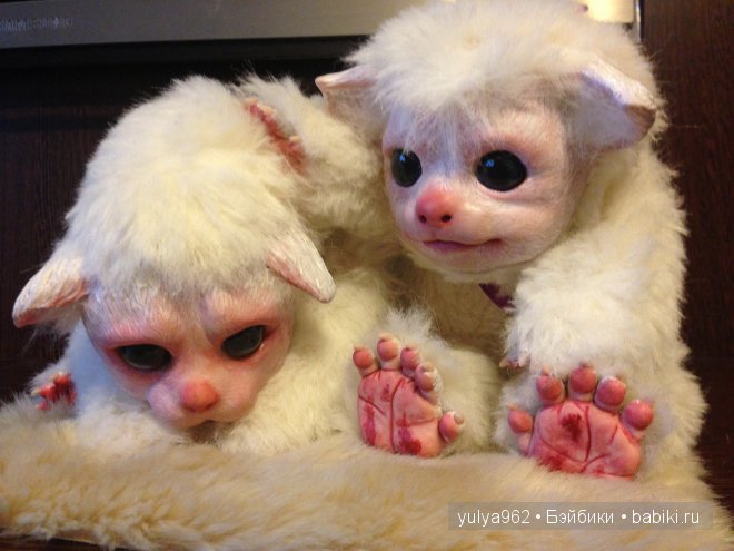 Зиг ООАК — Игрушки в смешанной технике (мех и глина): Арт