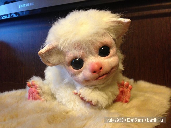 Зиг ООАК — Игрушки в смешанной технике (мех и глина): Арт (фото 5)