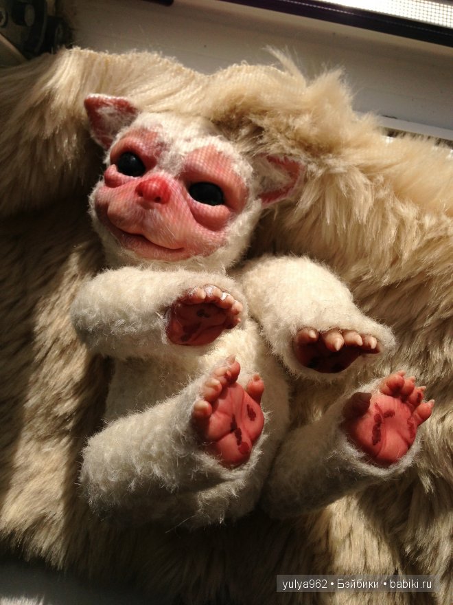 Оззи ООАК — Игрушки в смешанной технике (мех и глина): Арт (фото 6)