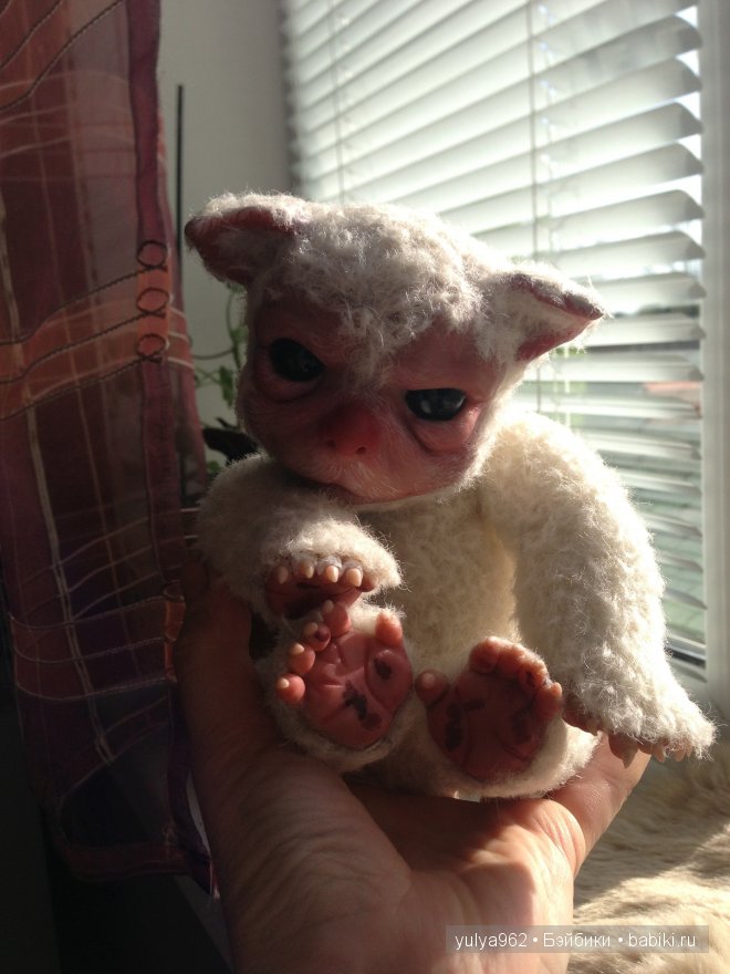 Оззи ООАК — Игрушки в смешанной технике (мех и глина): Арт (фото 8)