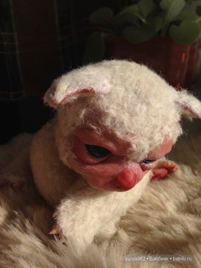 Оззи ООАК — Игрушки в смешанной технике (мех и глина): Арт (фото 5)