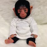 Маленькая обезьянка Егорушка. Авторская игрушка