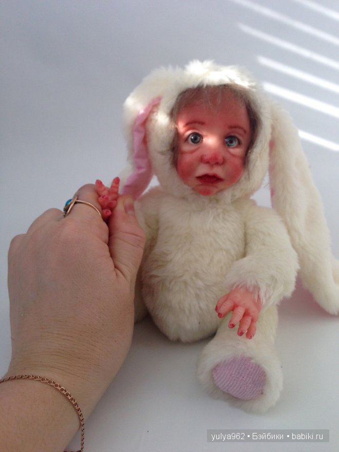 Зайка. Авторская кукла тедди долл