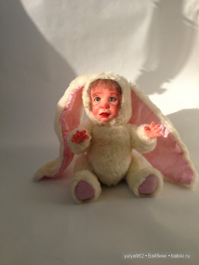 Зайка. Авторская кукла тедди долл