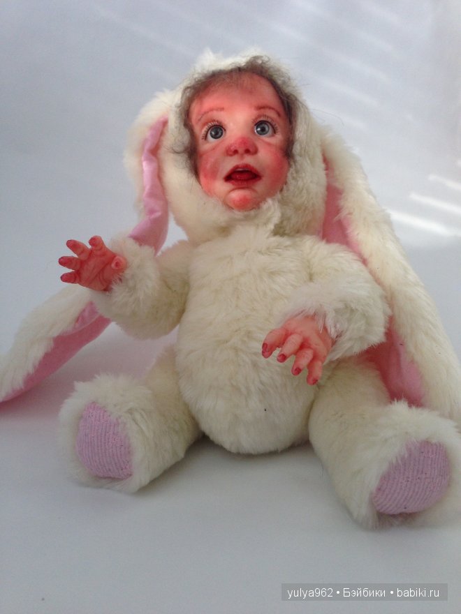 Зайка. Авторская кукла тедди долл