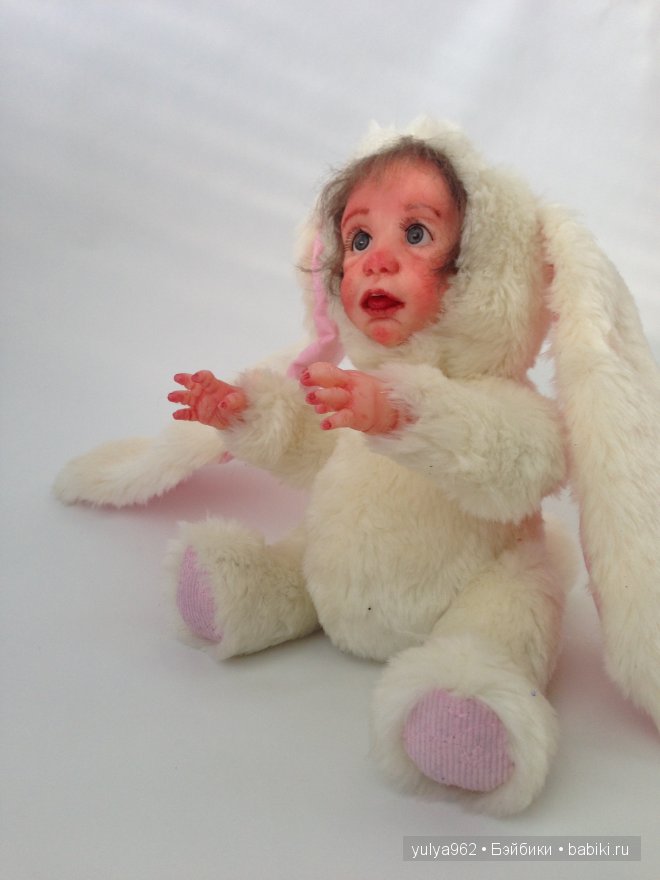 Зайка. Авторская кукла тедди долл