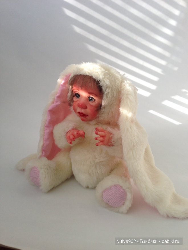 Зайка. Авторская кукла тедди долл (фото 5)