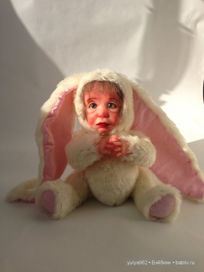 Зайка. Авторская кукла тедди долл (фото 3)