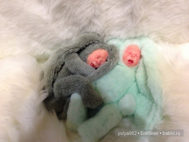 Малыши зайки тедди долл. Авторские игрушки